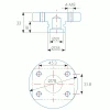 Clema toggle verticala adaptor masa sudura, Strong Hand, T28-97071, Alpha 28