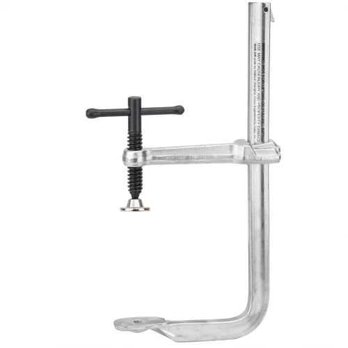 Clema F fixare sudura, Strong Hand, UF100M F-Clamps Medium Duty, capacitate 254 mm, forta 454 kg, pad standard, brat reversibil