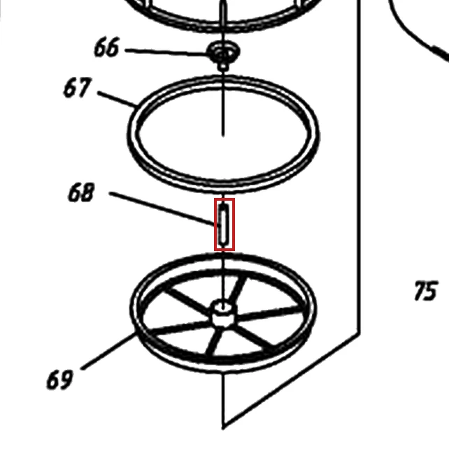 Aerisitor atomizor RURIS A103, pozitia 68 plansa 2