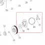 Ambreiaj motoferastrau RURIS DAC 401S, plansa 2 pozitia 46, cod ps401s-2-46