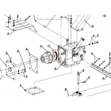Ambreiaj motocultor RURIS 918, pozitia 24a, cod ps918-1-24a