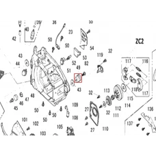 Amortizor motoferastrau RURIS 142, pozitia 49, cod ps141-1-49