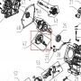 Ansamblu ax came motor motocultor RURIS 731K, pozitia 42, cod ps731k-3-42