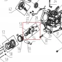 Ansamblu biela motor motocultor RURIS 731K, pozitia 53, cod ps731k-3-53