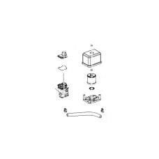Ansamblu filtru aer motosapa RURIS 701KS, pozitia 86, cod ps701ks-1-86