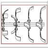 Ansamblu freze motosapa RURIS 650/651KSD, pozitia 1 pe plansa