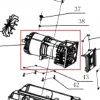 Ansamblu motor-tocator RURIS ST200, pozitia 25 pe plansa