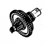Ansamblu roata pinion dublu RURIS ps815-6-46, plansa 6 pozitia 46
