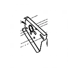 Aparatoare curea RURIS DAC 6500K motosapa, piesa motocultor, plansa 4 pozitia 12, cod ps6500k-4-12