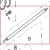 Arbore motocoasa RURIS DAC 210, pozitia 7 pe plansa