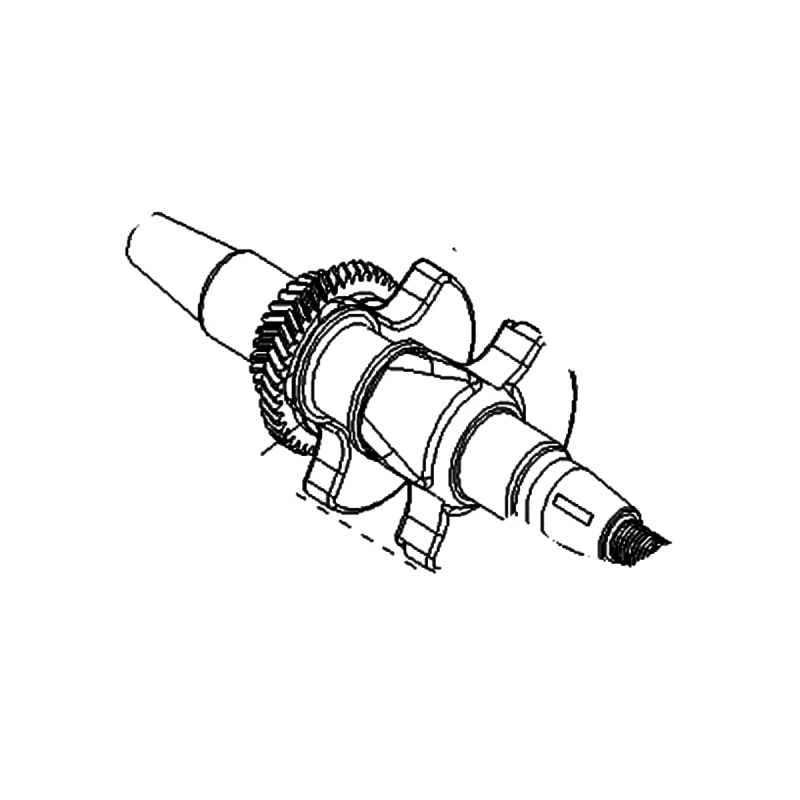 Arbore motor RURIS RXD 1700 masina defrisat, pozitia 1 plansa 12