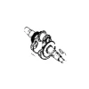 Arbore motor motosapa RURIS 701KS, pozitia 43 pe plansa
