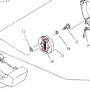 Arc ambreiaj motoburghiu RURIS TT10, pozitia 34, cod pstt10-1-34