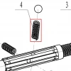 Arc ax principal 6x0.8x23 RURIS ps815-3-4, pozitia 4 plansa 3