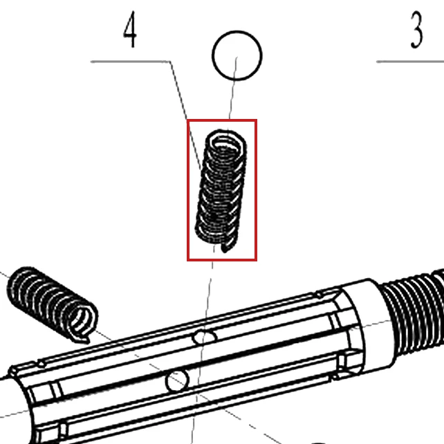 Arc ax principal 6x0.8x23 RURIS ps815-3-4, pozitia 4 plansa 3