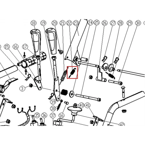 Arc RURIS Everest 603, piesa freza zapada, plansa 4 pozitia 22, cod ps603-kc55-03-17
