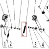 Arc motosapa RURIS 5800R, pozitia 16 pe plansa