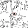 Arc pretensionare freza zapada RURIS Himalaya 602, pozitia 32, cod ps602-kc55-03-04