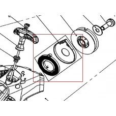 Arc recuperator motoferastrau RURIS 367/492/512, pozitia B9, cod ps367-b9