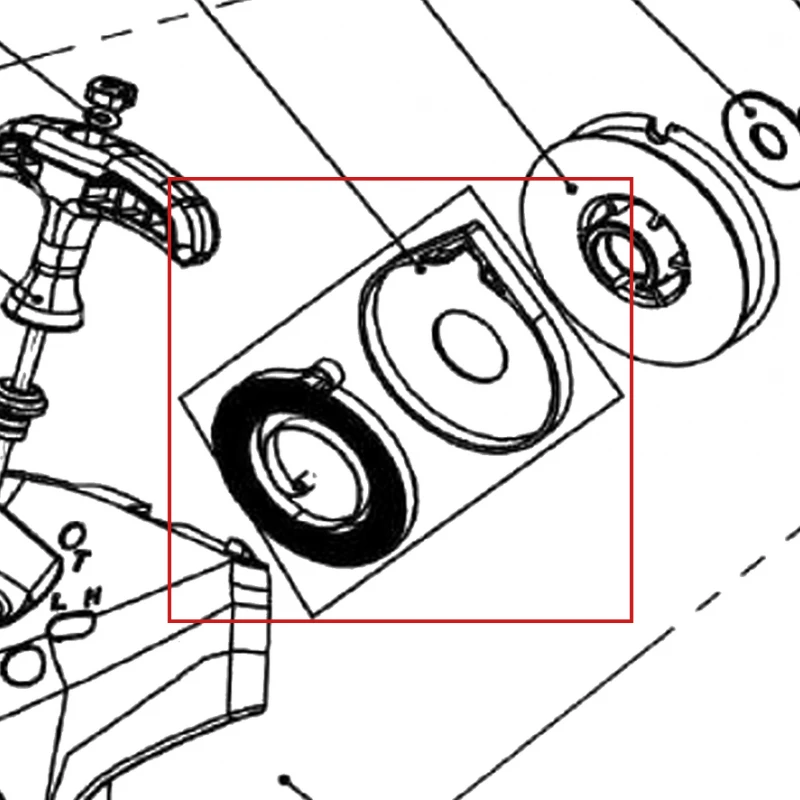 Arc recuperator motoferastrau RURIS 367/492/512, pozitia B9 pe plansa