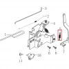 Arc regulator RURIS DAC 777K motocositoare, pozitia 5 plansa 10 a motorului