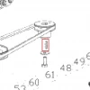 Arc RURIS DAC 777K motocositoare, pozitia 61 plansa 3 a masinii