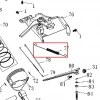 Arc regulator motor FC192 RURIS, pozitia 77 pe plansa