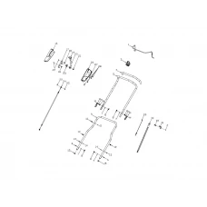 Arc scarificator gazon RURIS RXH999, plansa 1 pozitia 29, cod psrxh999-1-29