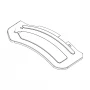 Aripa stanga RURIS DAC 185 motosapatoare, piesa motocultor, plansa 5 pozitia 1, cod psdac185-5-1