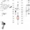Ax brat RURIS DAC 777K motocositoare, pozitia 99 plansa 4 a masinii