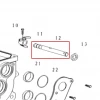 Ax indexor motosapa RURIS 701KS, pozitia 12 pe plansa