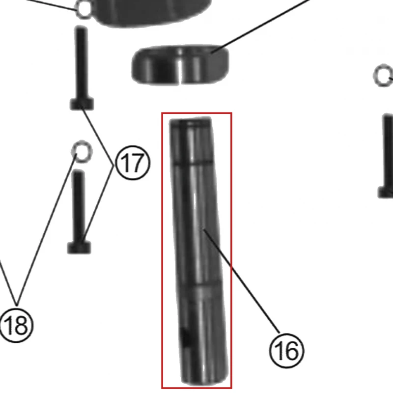 Ax motoburghiu RURIS TT10, pozitia 16 pe plansa