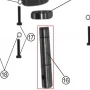 Ax motoburghiu RURIS TT10, pozitia 16, cod pstt10-2-16