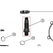 Ax motoburghiu RURIS TT10, pozitia 5, cod pstt10-2-5
