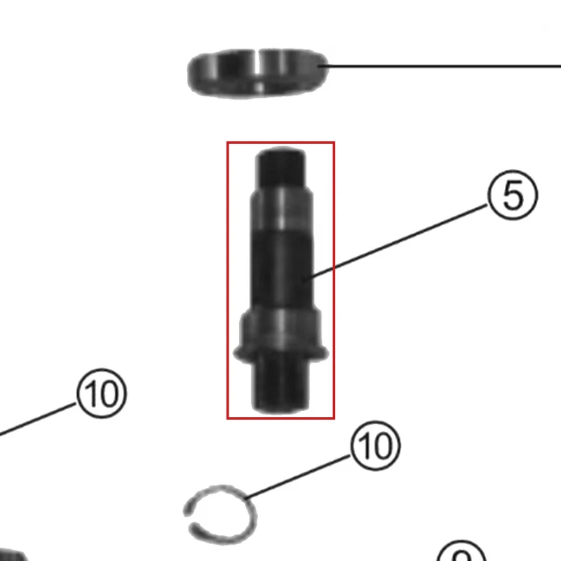 Ax motoburghiu RURIS TT10, pozitia 5 pe plansa