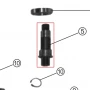 Ax motoburghiu RURIS TT10, pozitia 5, cod pstt10-2-5