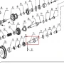 Ax motosapa RURIS 1001KSD, pozitia 71, cod ps1001ksd-3-71