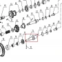 Ax motosapa RURIS 1300KS, pozitia 71, cod ps1300ks-3-71