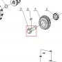 Ax pinion conic motosapa RURIS 650/651KSD, pozitia 29, cod ps650ksd-6-29