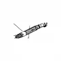 Ax pinion RURIS 731K motosapa, piesa motocultor, plansa 2 pozitia 39a, cod ps731-2-39a