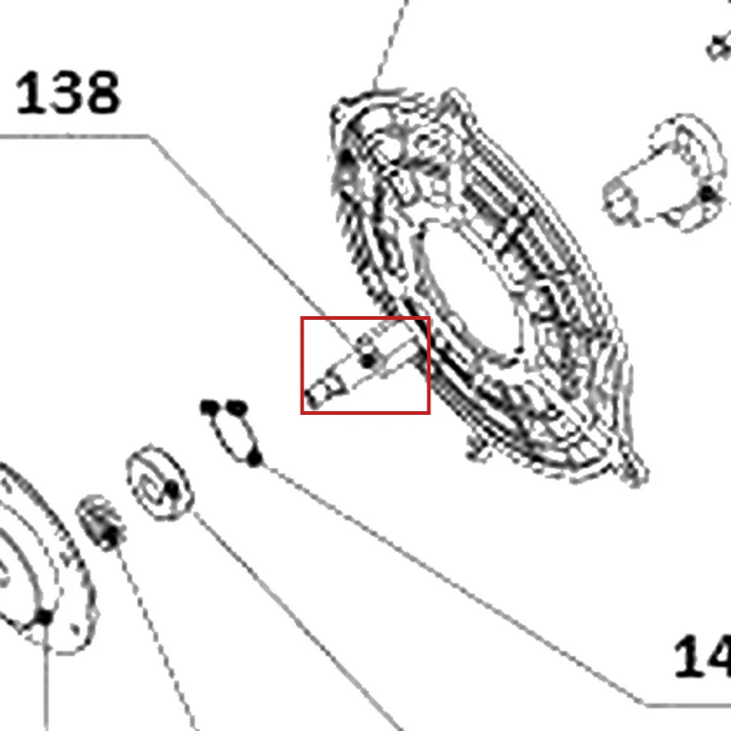 Ax pompa presiune atomizor RURIS A103 S, pozitia 138 plansa 2