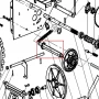 Ax transmisie freza zapada RURIS Everest 603, pozitia 8, cod ps603-KC30-02-04