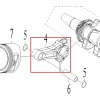 Biela RURIS RXD 1700 masina defrisat, pozitia 4 plansa 12