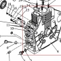 Bloc motor motosapa RURIS 650/651KSD, pozitia 4, cod ps173f-1-4
