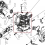 Bloc motor motocultor RURIS 731K, pozitia 28, cod ps731k-3-28