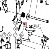 Bolt freza zapada RURIS Everest 603, pozitia 16 pe plansa