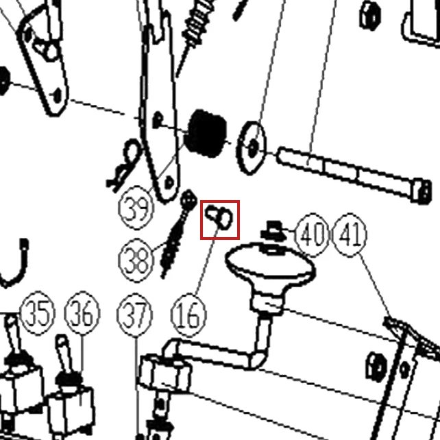Bolt freza zapada RURIS Everest 603, pozitia 16 pe plansa
