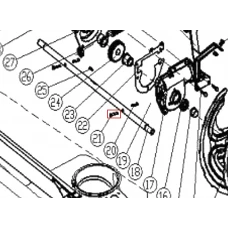 Bolt freza zapada RURIS Himalaya 602, pozitia 21, cod ps602-KC55-29