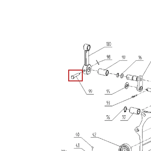 Bolt RURIS 731K motosapa, pozitia 99 plansa 2