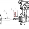 Bolt RURIS DAC 185 motosapatoare, pozitia 6 plansa 7